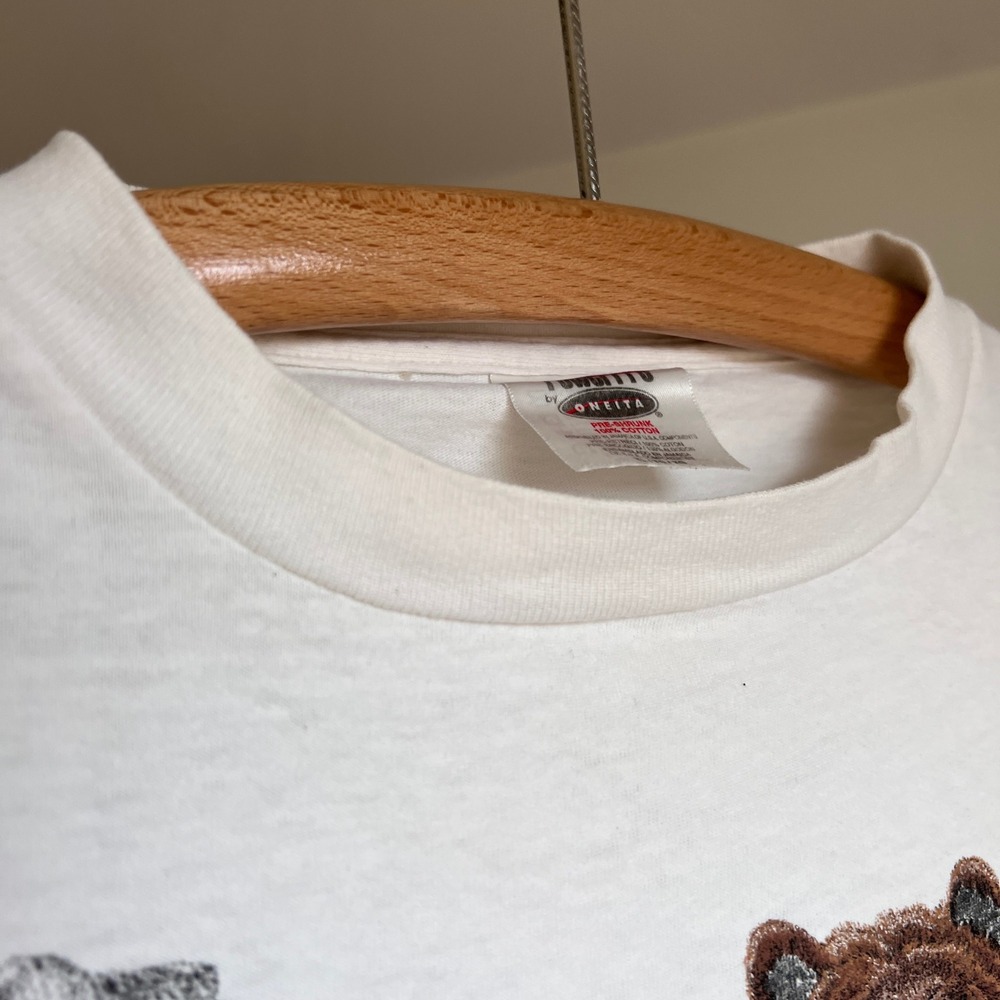 Vintage Bear Wildlife Graphic Wrap Around All Over Print T Shirt Scenic Nature - Picture 6 of 13